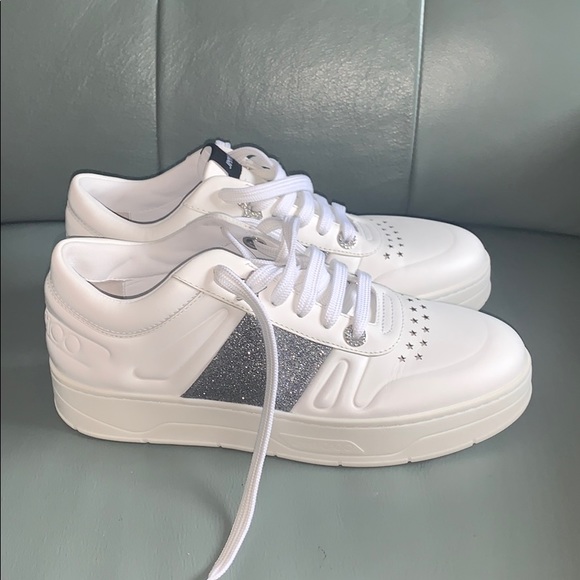 Jimmy Choo™  Hawaii lace-up sneakers - Picture 3 of 16